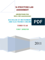 Data Structure Lab Assignment