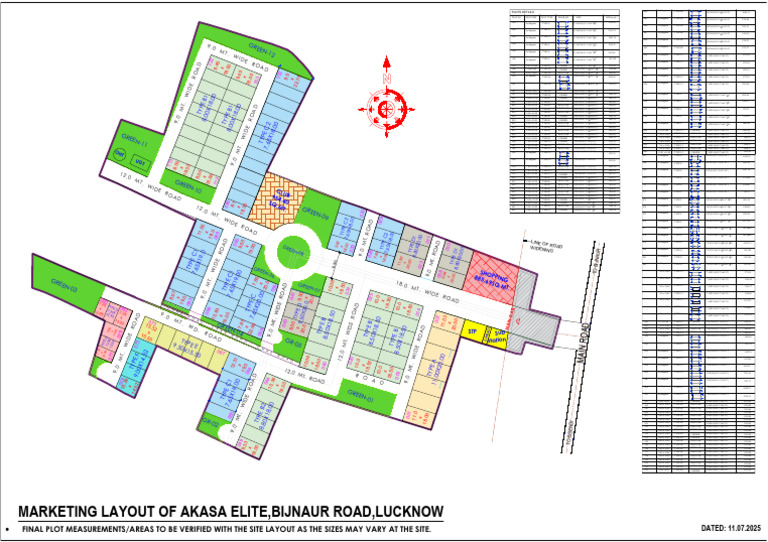 Akasa Elite Plot Sizes in Lucknow | PDF