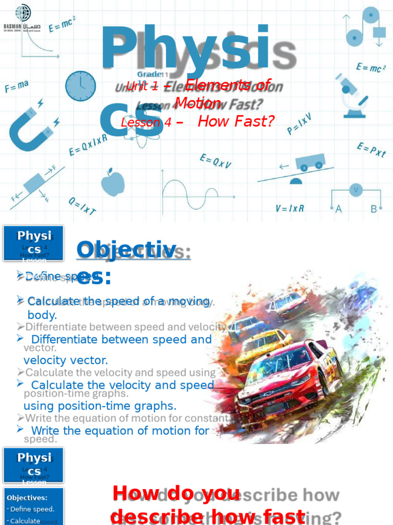 Understanding Speed and Velocity in Physics | PDF | Velocity | Speed