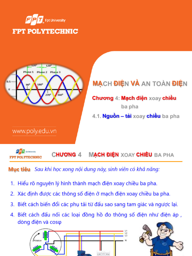 7.Nguồn-Tải Xoay Chiều 3 Pha | PDF