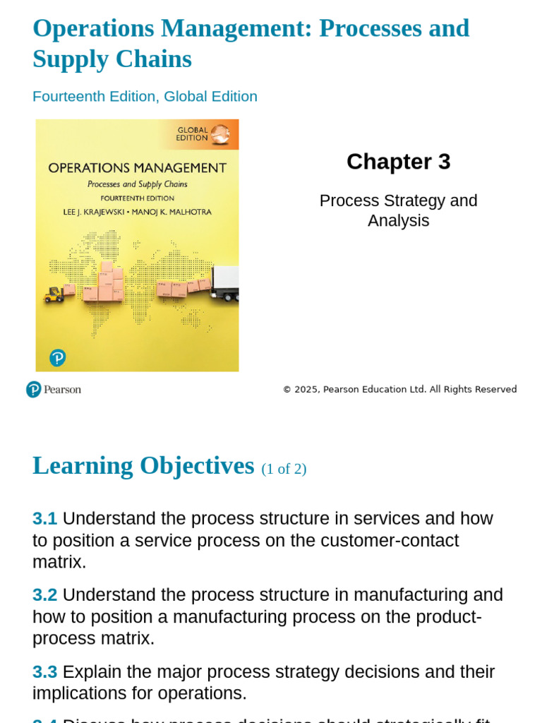 Process Strategy and Analysis Overview | PDF | Restaurants