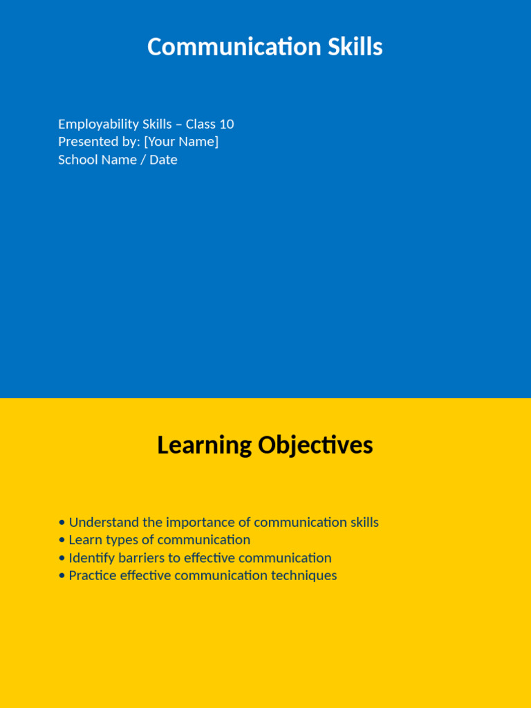 Essential Communication Skills Guide | PDF | Communication | Nonverbal ...