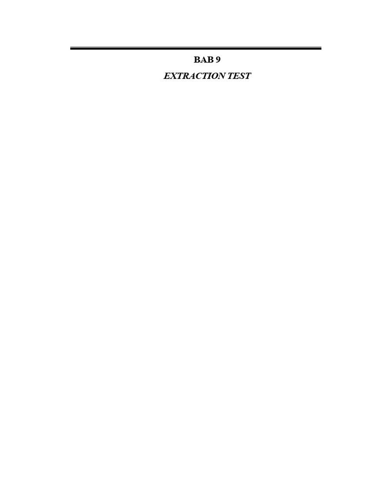 Uji Extraction Test Aspal Beton 2021 | PDF