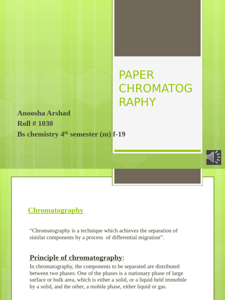 Paper Chromatography Techniques Explained | PDF | Chromatography ...