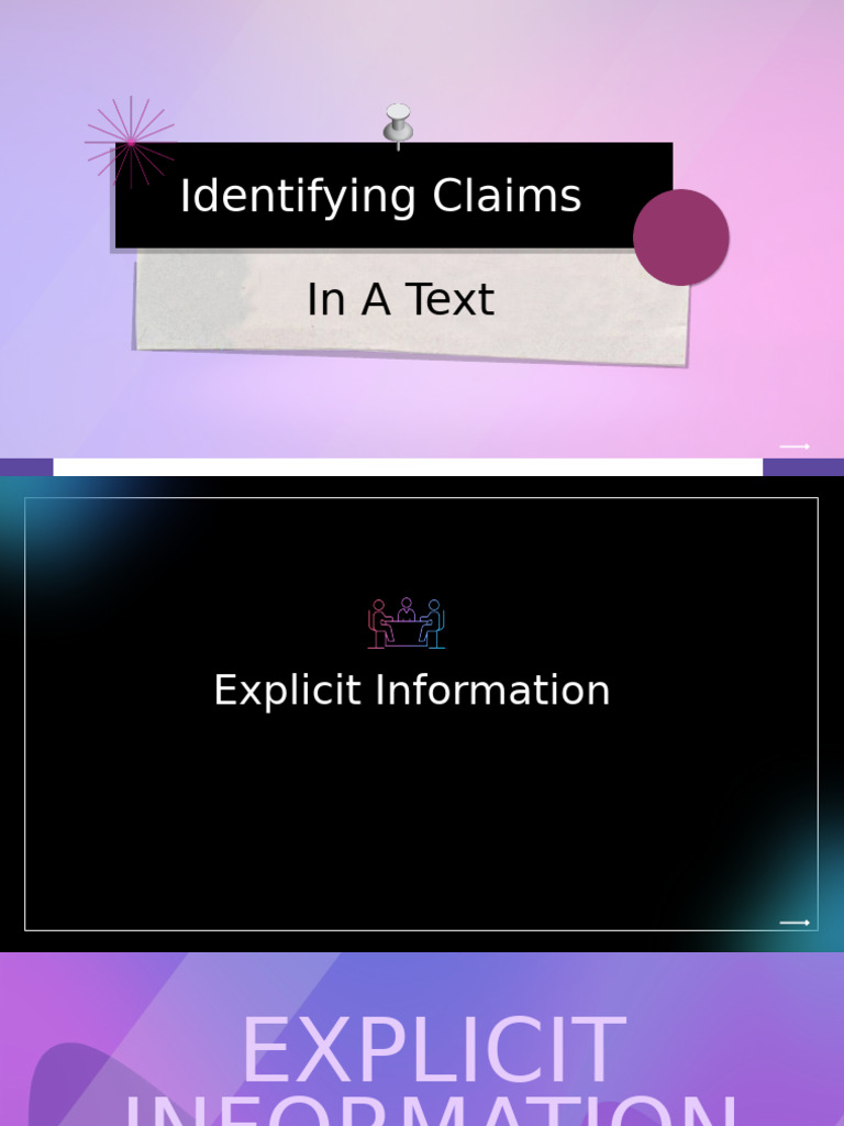 Implicit Explicit Reporting | PDF | Logic | Cognition