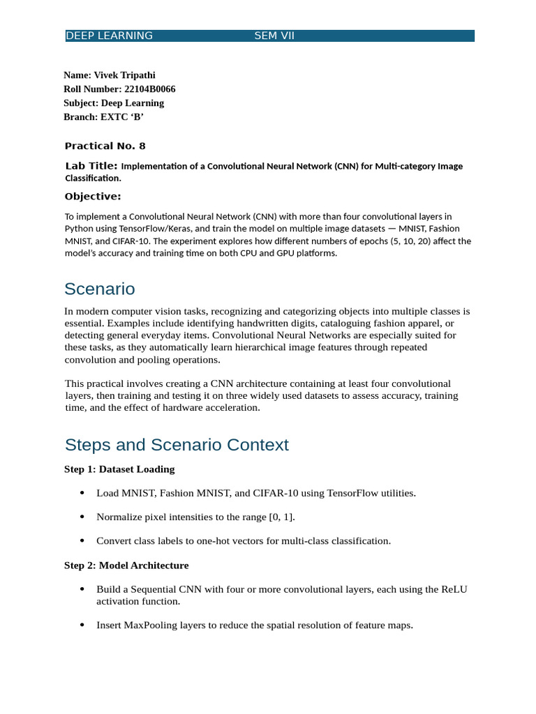 22104B0066 - DL - Practical No 8-1 | PDF | Deep Learning | Machine Learning