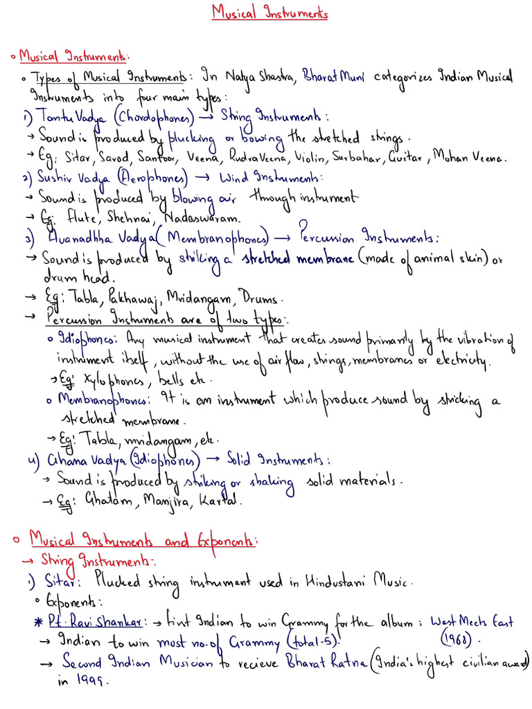 4 Musical Instruments | PDF