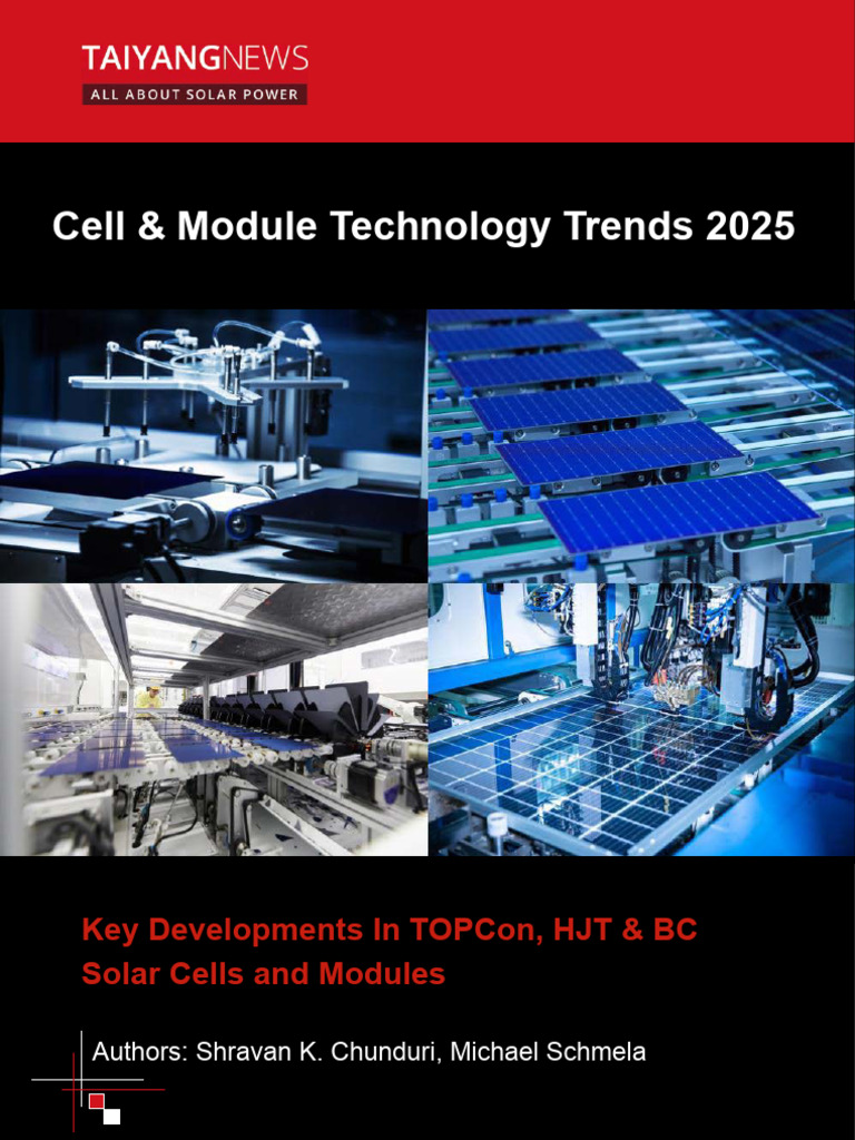 Solar Cell Tech Trends 2025 Insights | PDF | Wafer (Electronics ...