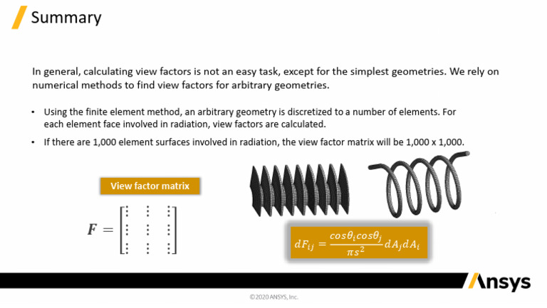 View Factors 12 | PDF