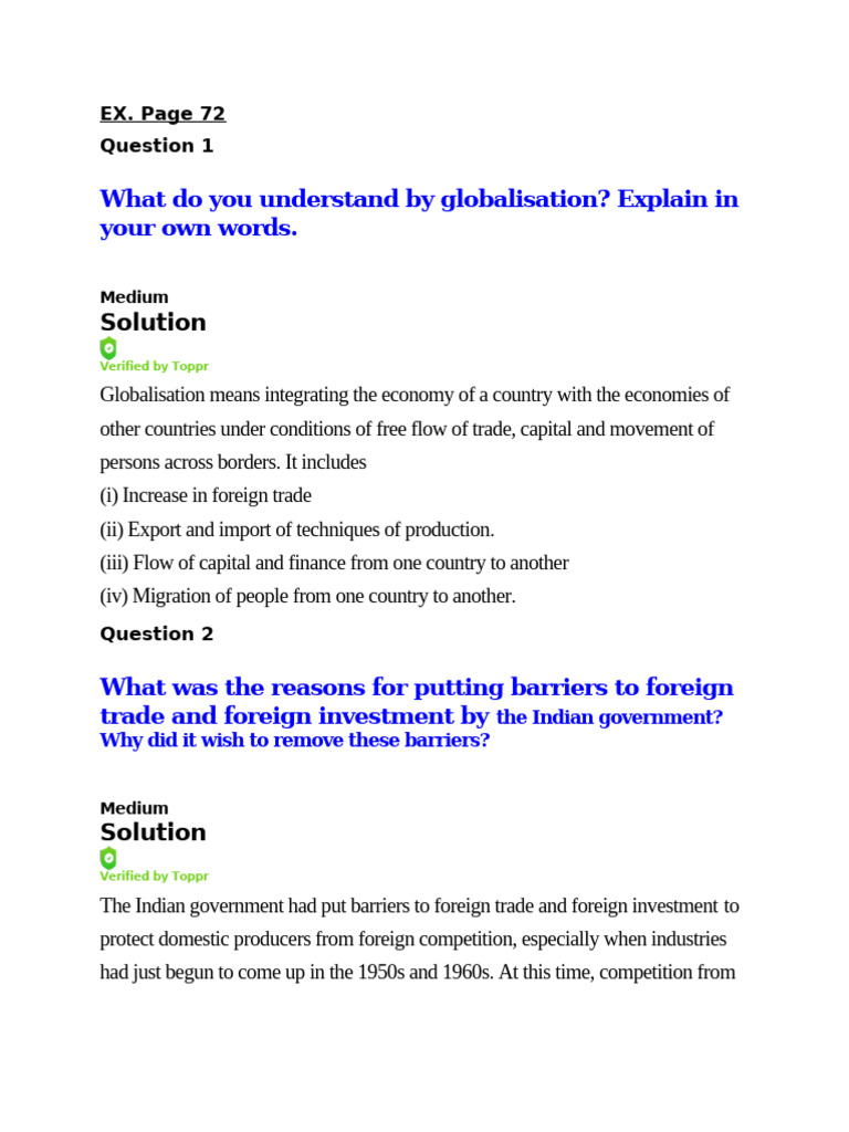 Understanding Globalisation and Its Impact | PDF | Globalization | Free ...