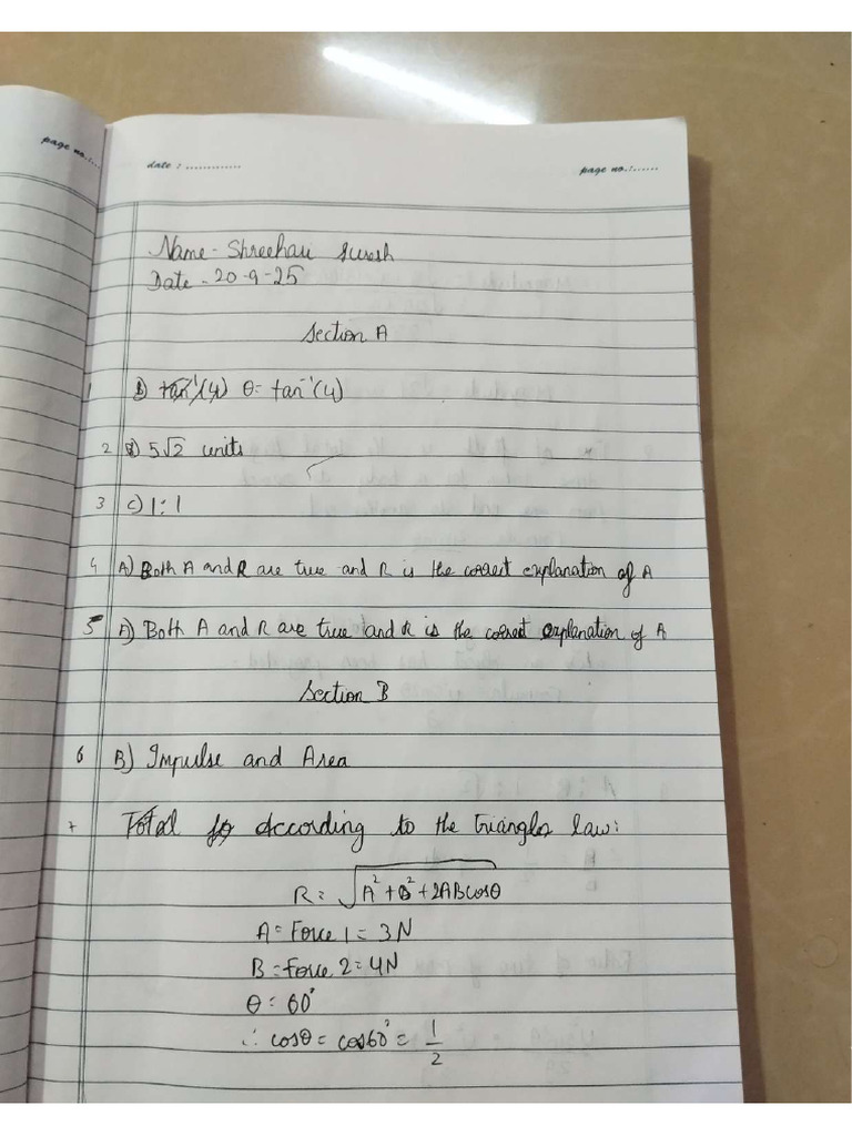 Physics Test | PDF
