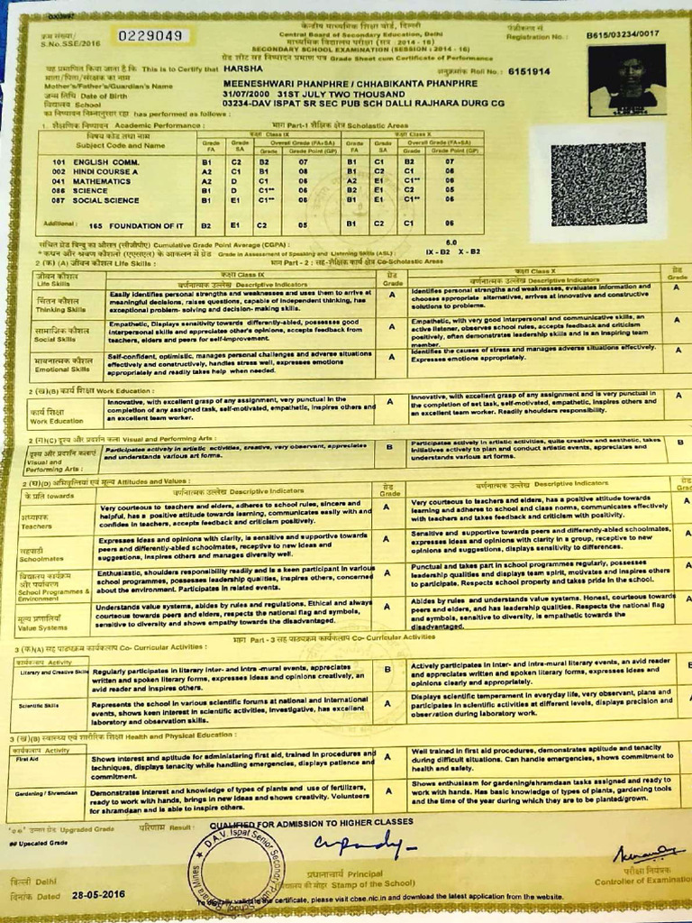 Student Academic Performance Report | PDF