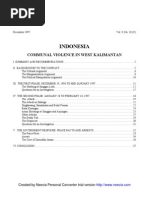 Download Communal Violence in West Kalimantan by ivan ara SN92829497 doc pdf