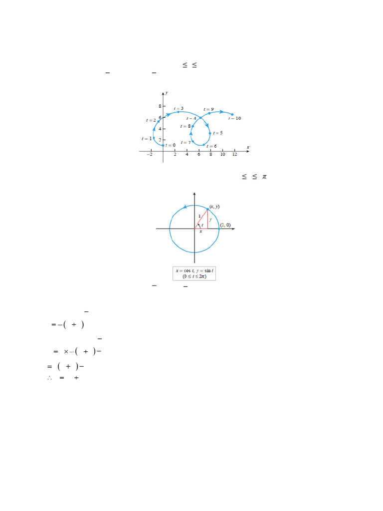 Rose Curve and Parametric Equations | PDF | Tangent | Curve
