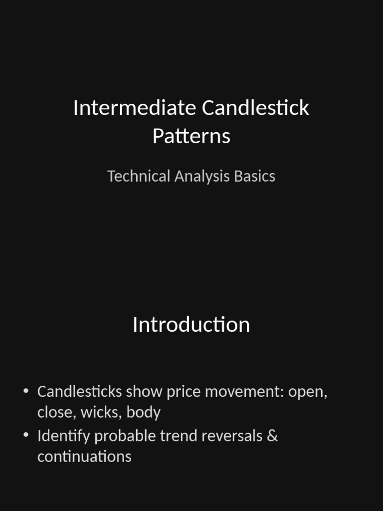Intermediate Candlestick Patterns Guide | PDF
