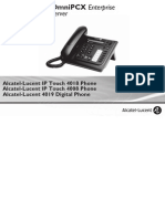ENT PHONES IPTouch-4008-4018-4019Digital-OXEnterprise Manual 0907 PT