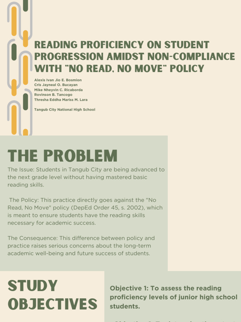 Reading Proficiency and Policy Compliance | PDF | Statistics ...