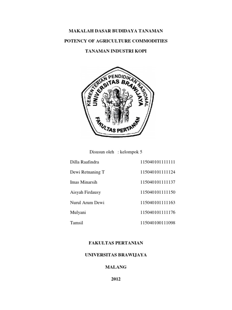 Makalah Dasar Budidaya Tanaman 1 Makalah Dasar Budidaya Tanaman 1