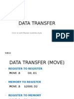 5 Data Transfer Update 27 Dec 2010