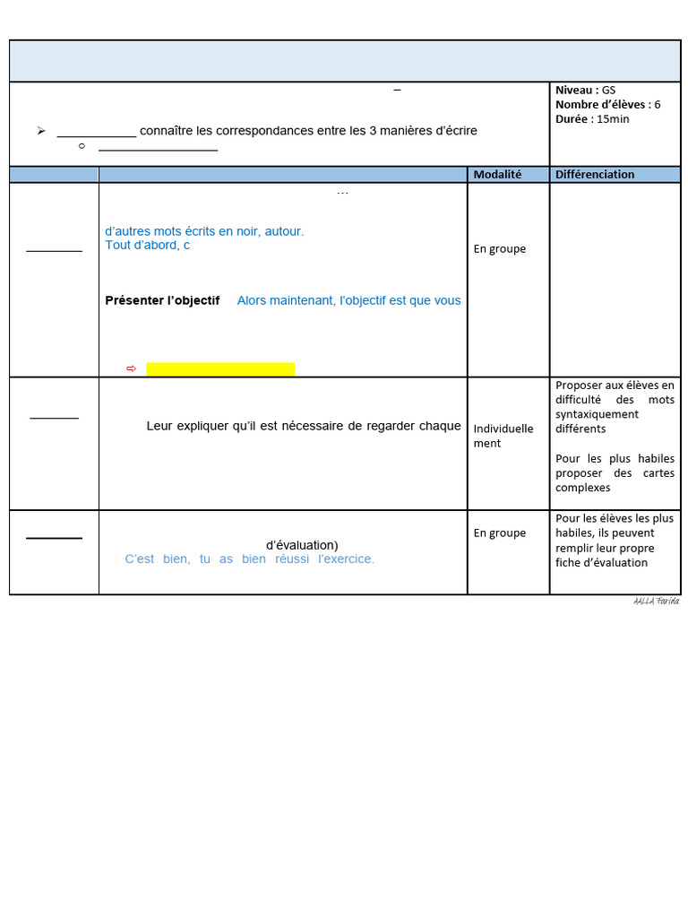 Association mots capital/script GS | PDF