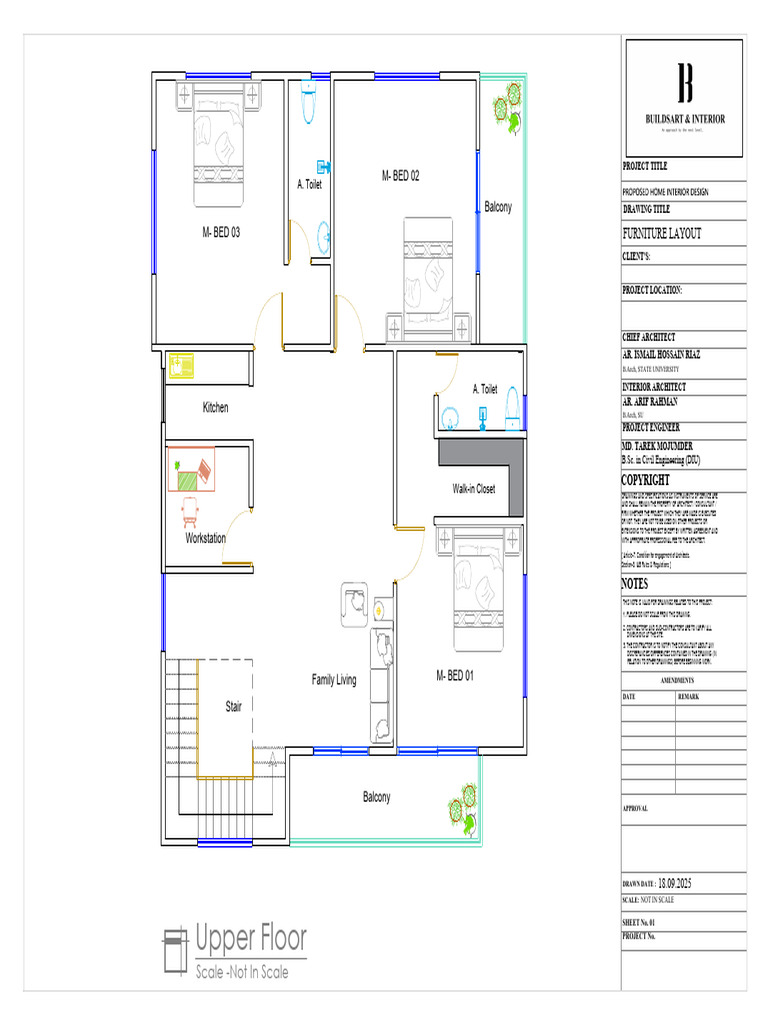 Proposed Home Interior Design Plan | PDF
