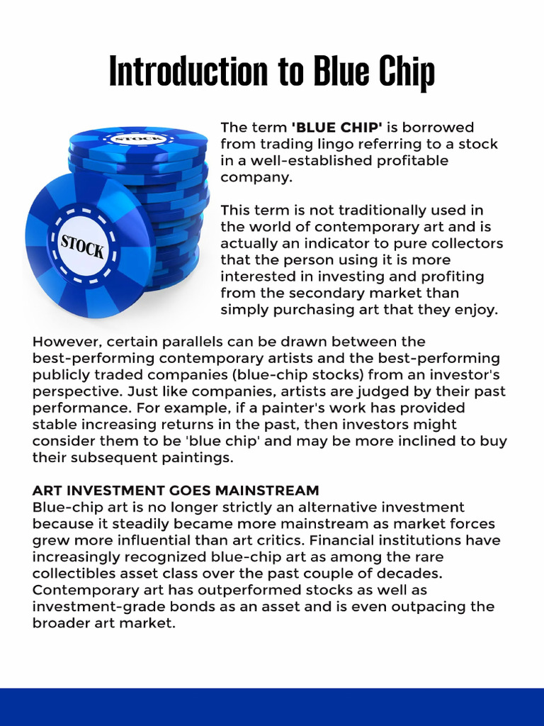 Blue Chip Stock Brochure | PDF