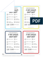 Goggles Cheatsheet