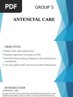 Antenatal Care Standard Guidelines | PDF | Pregnancy | Gestational Diabetes
