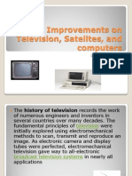 Improvements On Television Sat Elites and Computers