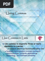 Using Commas