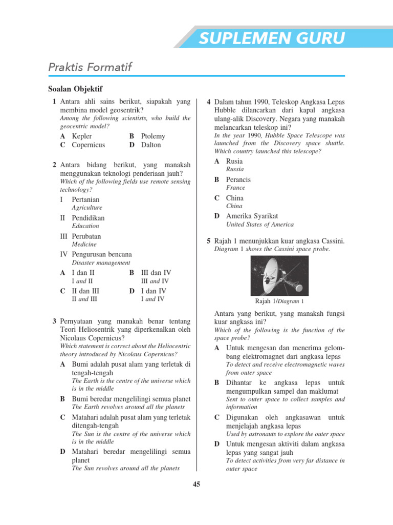 Praktis Formatif Bab 10 | PDF