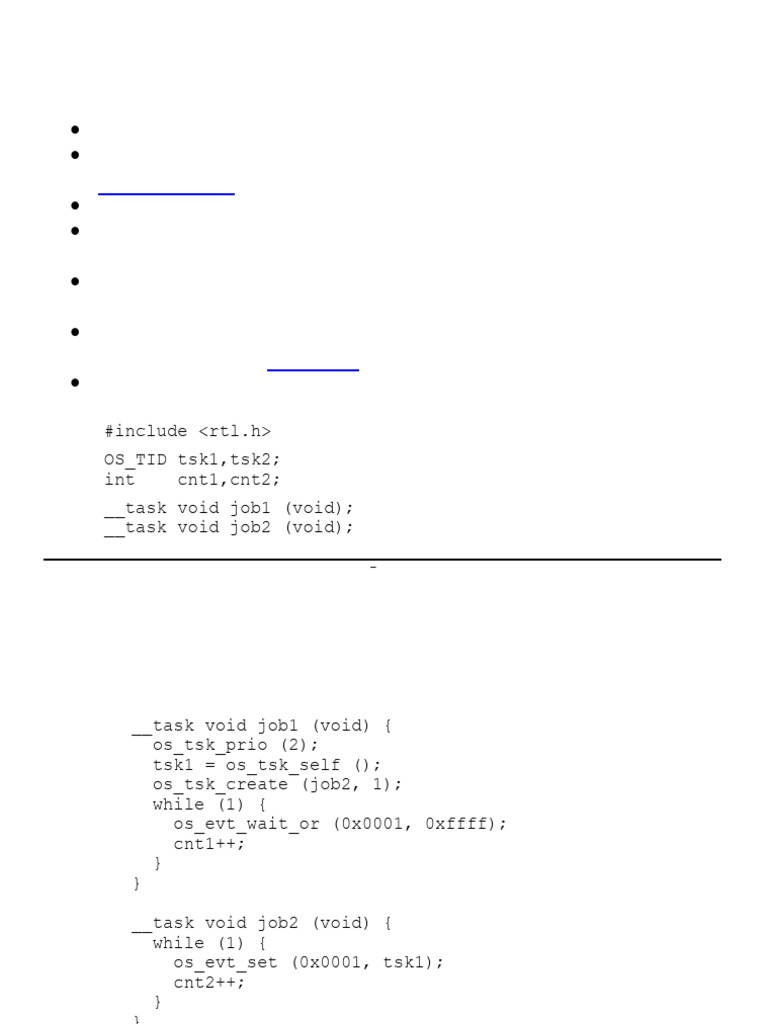 RTX - Preemptive Switching Example | PDF | Scheduling (Computing ...