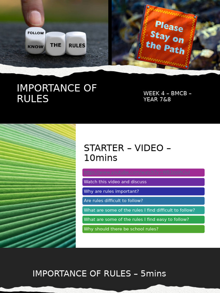 Understanding the Importance of Rules | PDF | Punishments | Behaviorism