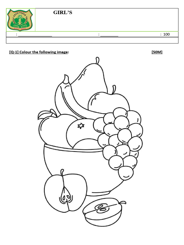 Grade 3 Drawing Exam 2024-25 | PDF