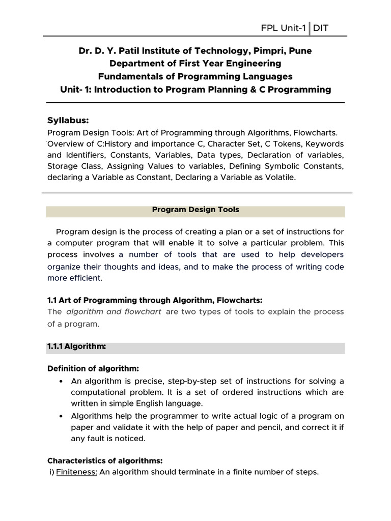 FPL Unit 1 Notes-1-14 | PDF