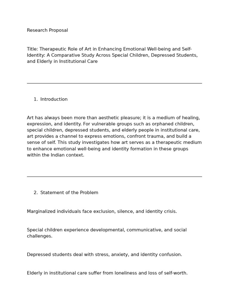 Art Therapy for Emotional Well-Being | PDF | Well Being | Emotions