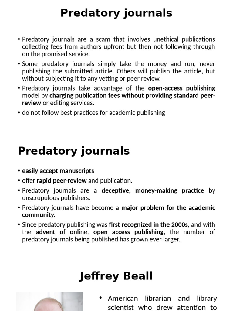 Identifying Predatory Journals in Academia | PDF | Apa Style | Open Access