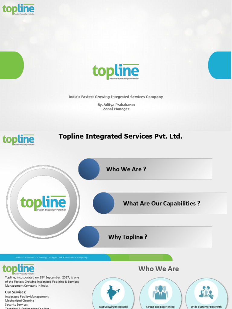 Topline Integrated Services Overview | PDF | Performance Indicator ...