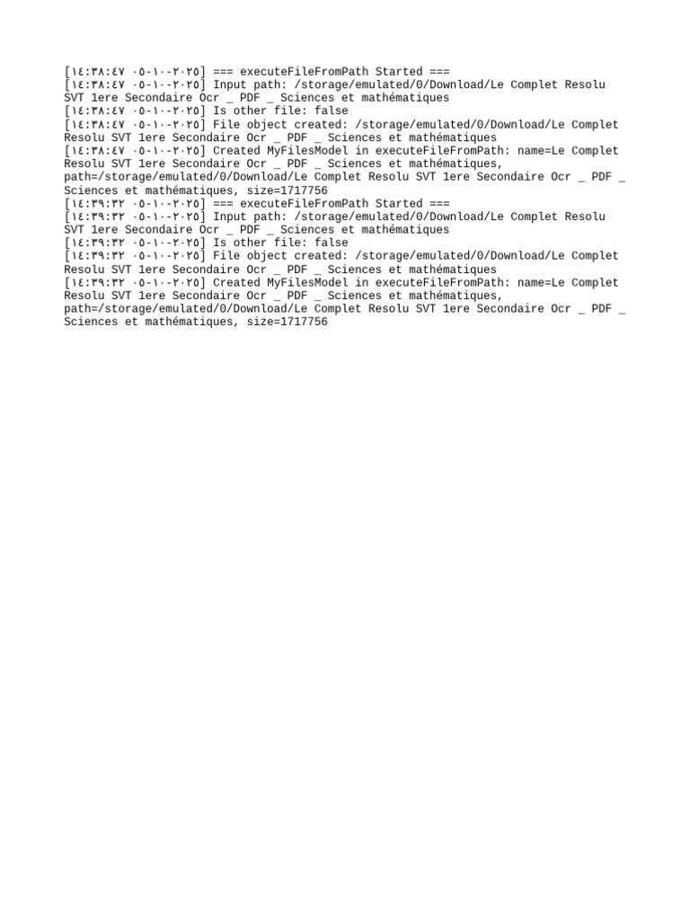 Log | PDF