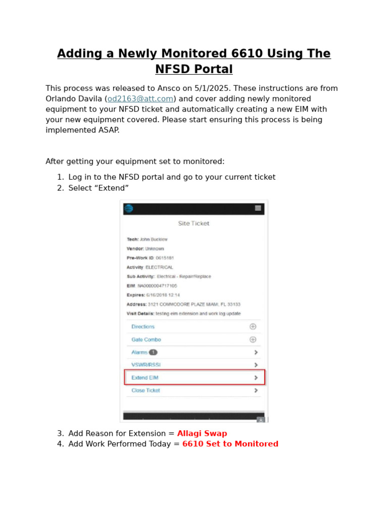 Adding Newly Monitored Equipment With NFSD | PDF