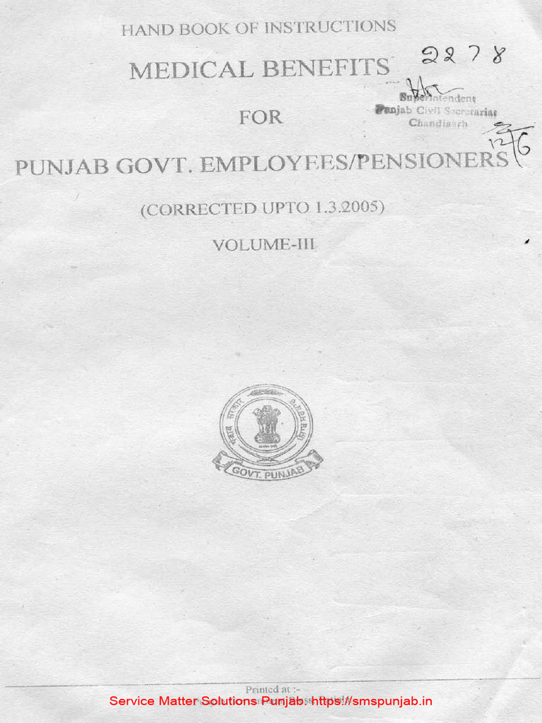 Family and Dependent Definitions Punjab | PDF | Reimbursement