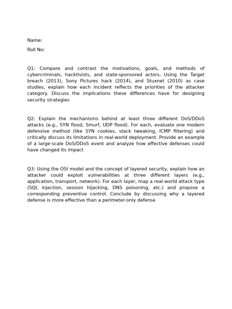 Mustafa Assignment 1 ITCS | PDF