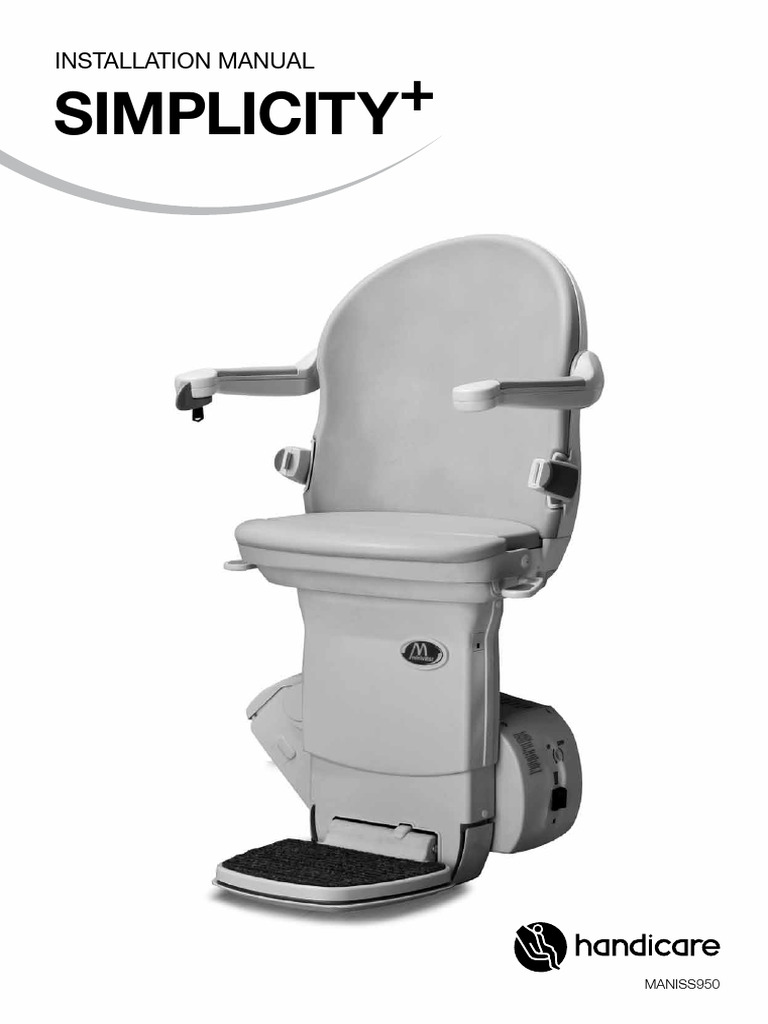Minivator Simplicity+ Installation Guide | PDF | Elevator | Electrical ...
