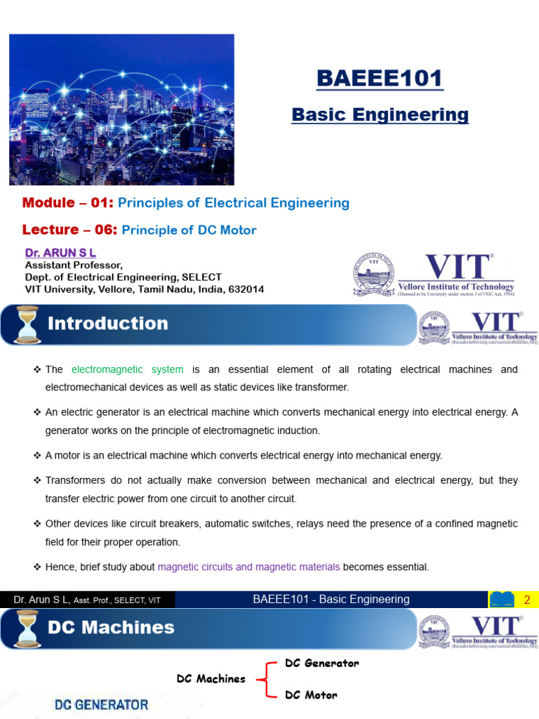 Principles of DC Motor Engineering | PDF | Electric Motor | Electric ...