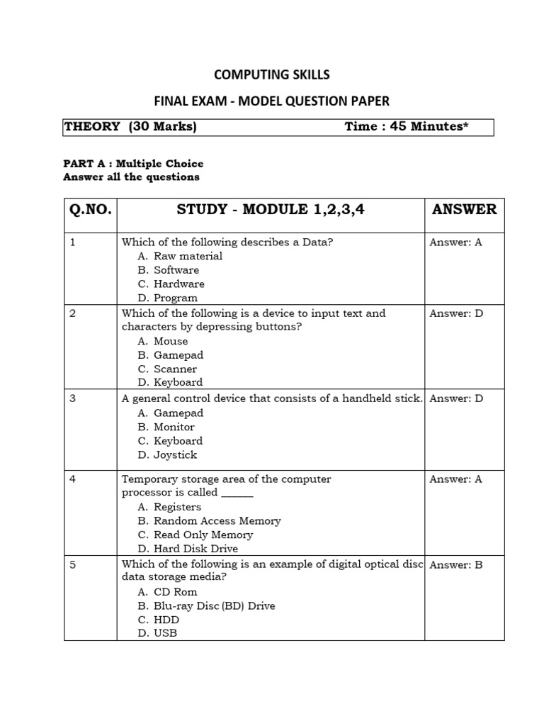 Computing Skills Final Exam Questions | PDF | Malware | Spyware