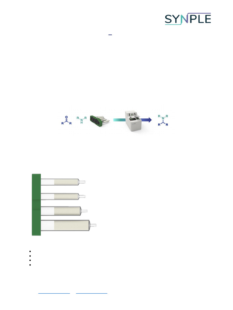 Application Note - Reductive Amination | PDF | Amine | Ester