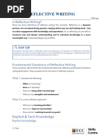 Borton's Reflective Model Explained | PDF | Career & Growth | Self ...