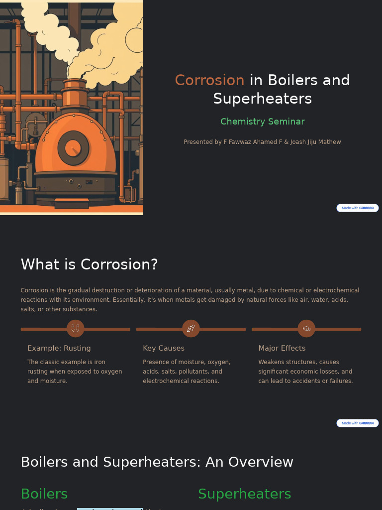 Boiler and Superheater Corrosion Types | PDF | Corrosion | Boiler