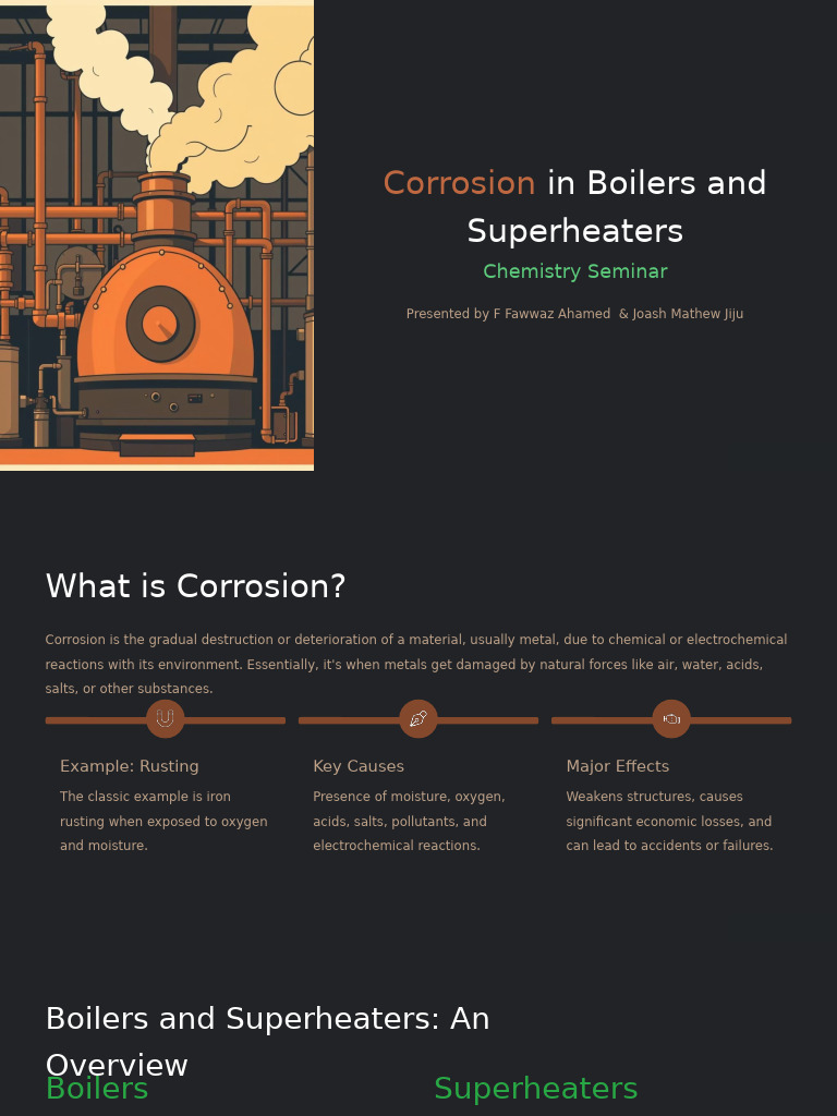 Corrosion in Boilers and Superheaters | PDF | Corrosion | Boiler