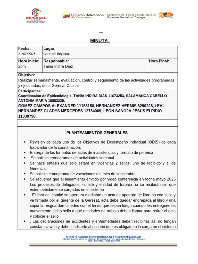 Minuta 09062025 | PDF